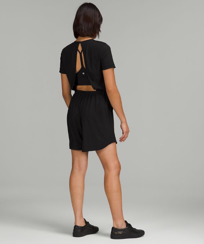 Lightweight High-Neck Romper