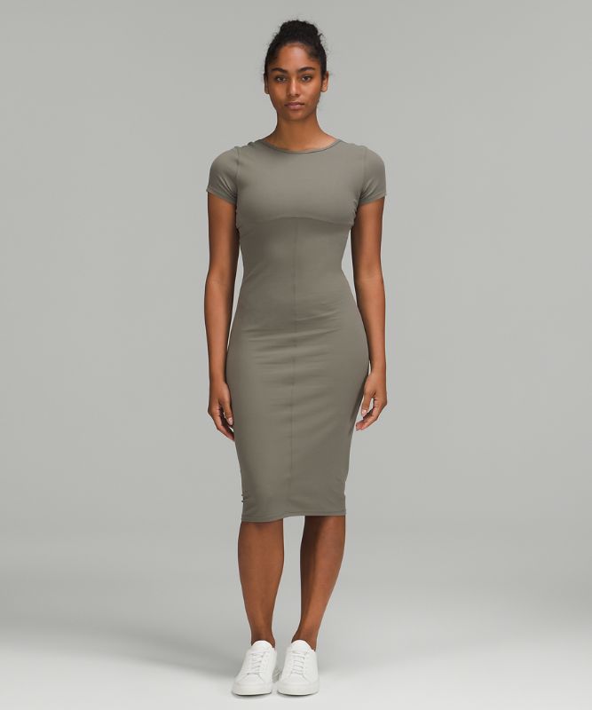 Scoop-Back Nulu Midi Dress