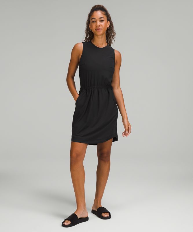 Lightweight High-Neck Dress