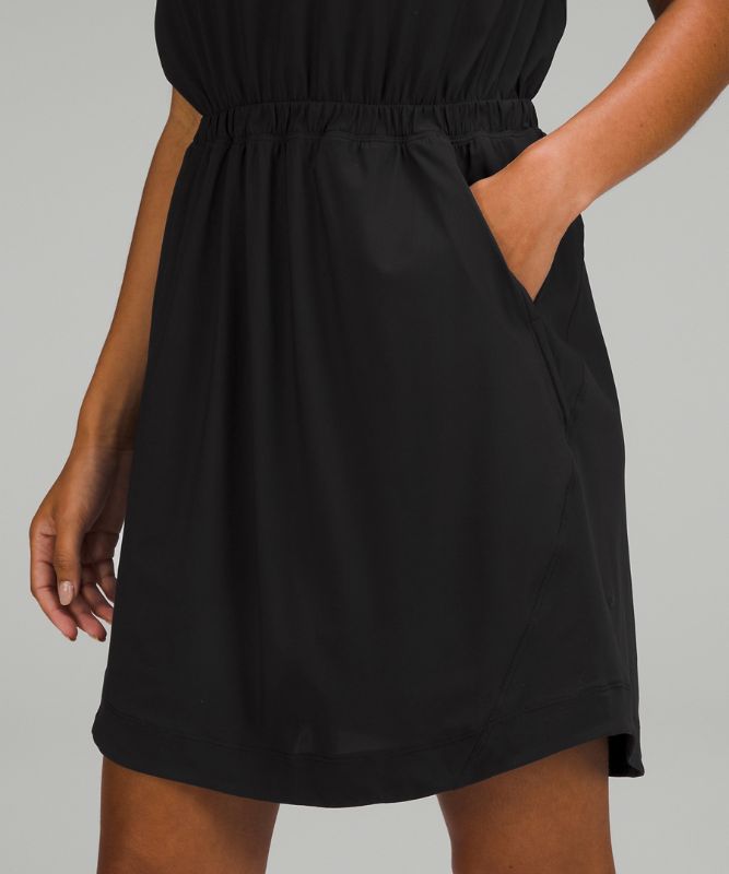 Lightweight High-Neck Dress