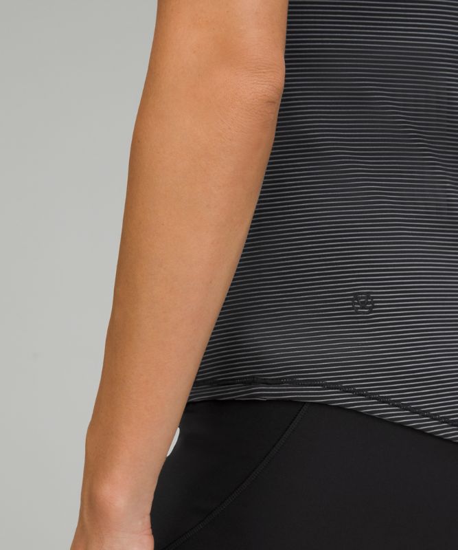 Base Pace Two-Toned Ribbed Tank Top