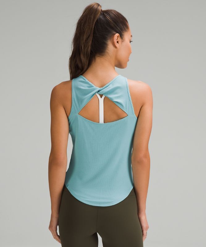 lululemon lululemon Modal Silk Twist-Back Yoga Tank Top, Women's Sleeveless  & Tank Tops