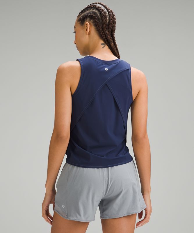 Fold-Over Running Tank Top *Online Only