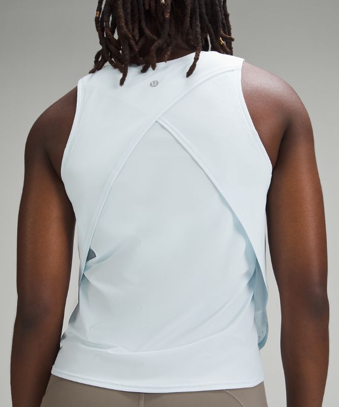 Fold-Over Running Tank Top *Online Only