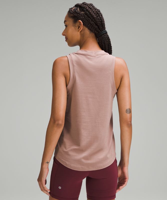 Cotton-Blend Logo Training Tank Top