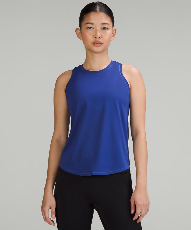 High-Neck Running and Training Tank Top Online Only