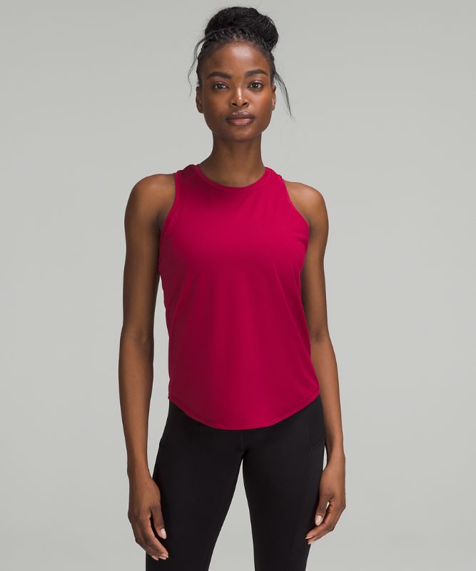 High-Neck Running and Training Tank Top