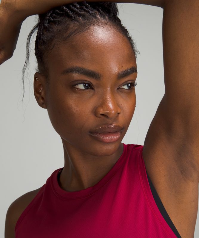 High-Neck Running and Training Tank Top