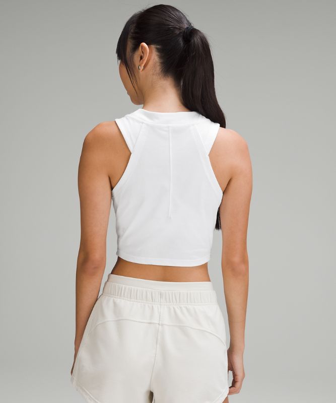 Heavyweight Cotton Cropped Tank Top