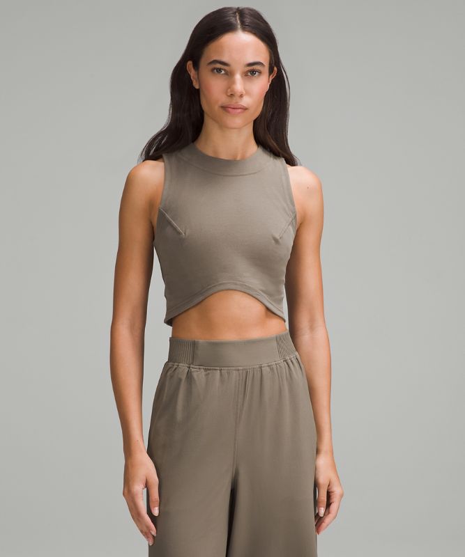 Heavyweight Cotton Cropped Tank Top