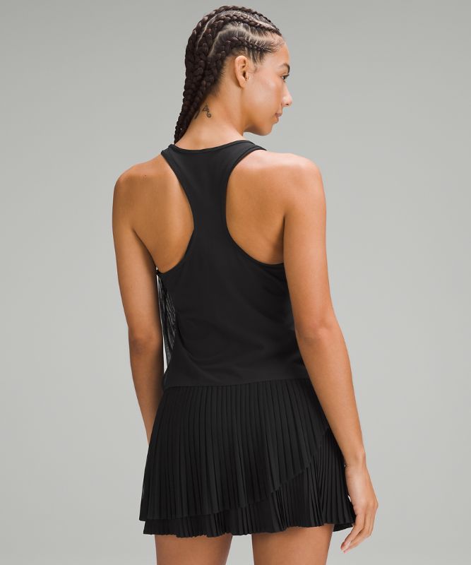 Side Pleats Tennis Tank Top