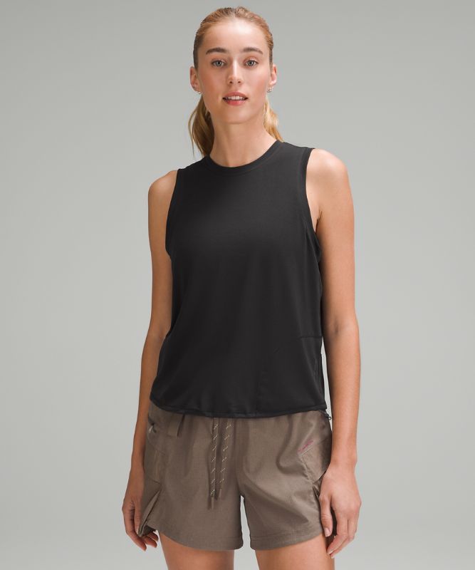 Lightweight Cinched Hem Hiking Tank Top