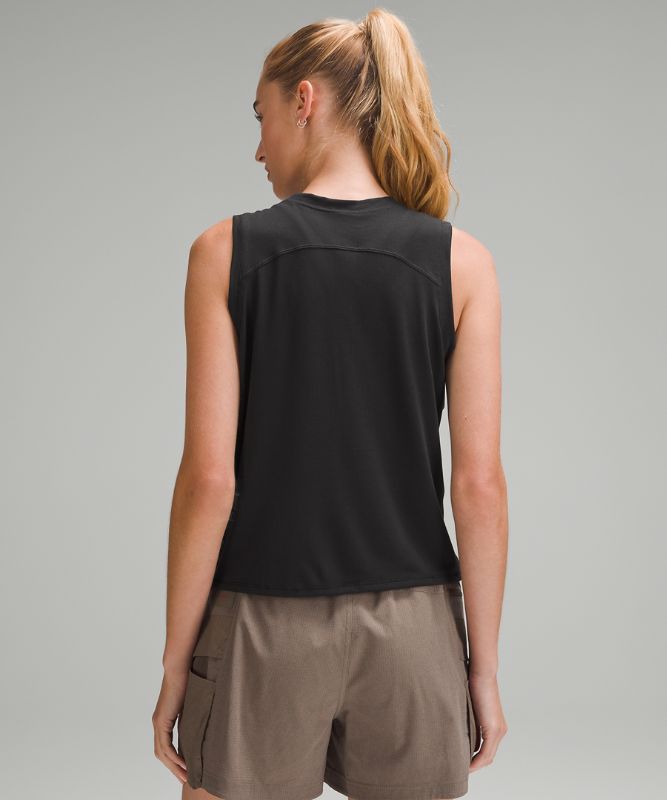 Lightweight Cinched Hem Hiking Tank Top