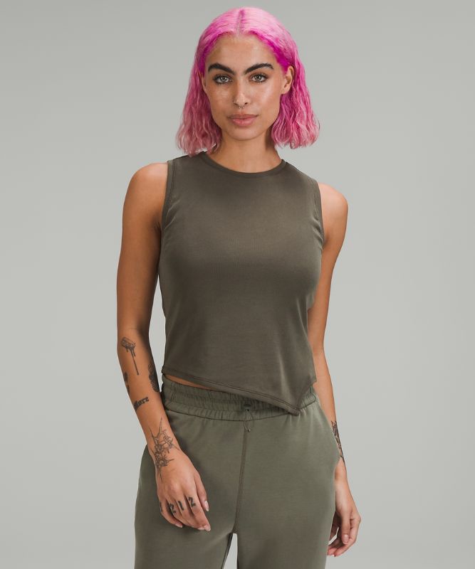 Asymmetrical Hem Tank Top