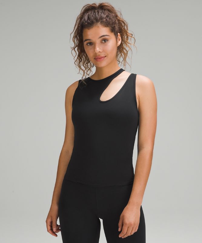 Shoulder Cut-Out Yoga Tank Top