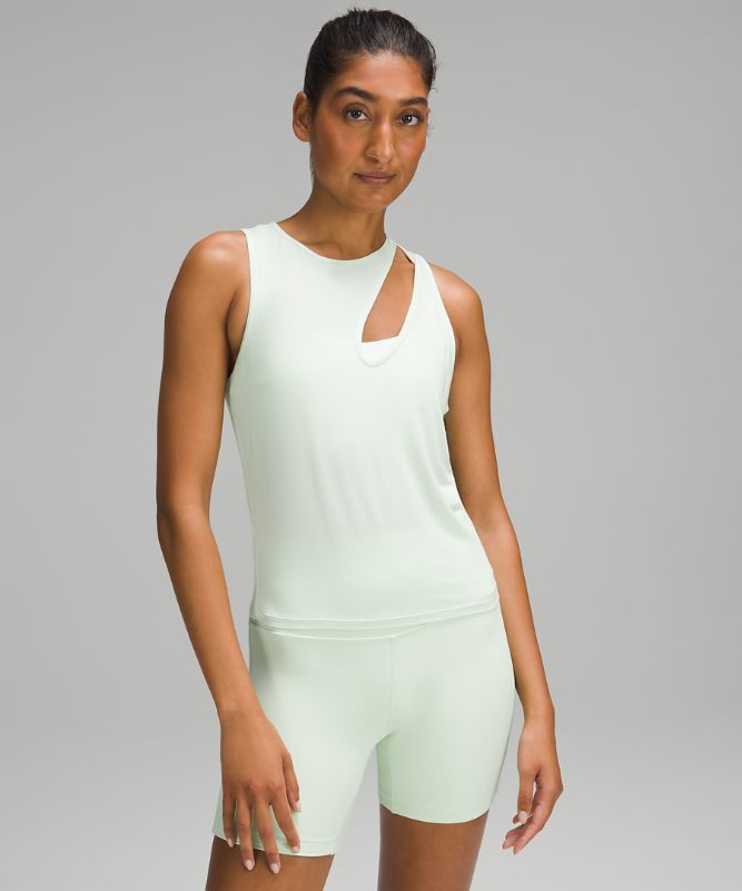 Shoulder Cut-Out Yoga Tank Top