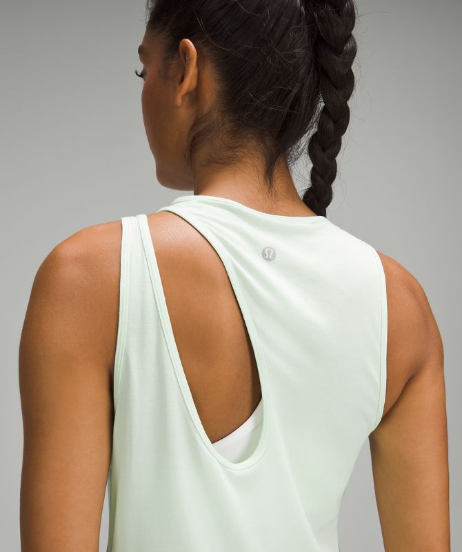 Shoulder Cut-Out Yoga Tank Top