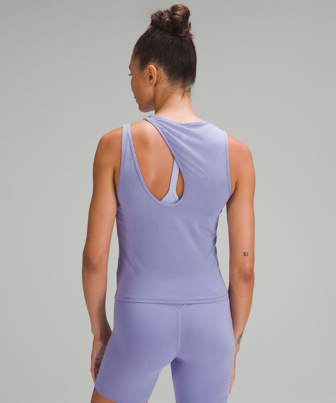 Shoulder Cut-Out Yoga Tank Top