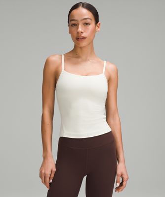 Lululemon Muscle Love Cropped Tank Top Fade In City Grit White Blue Fog