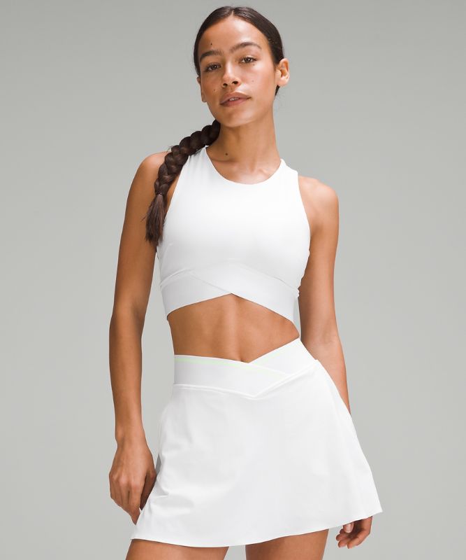 V-Waist Cropped Tennis Tank Top