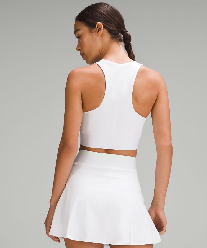 V-Waist Cropped Tennis Tank Top