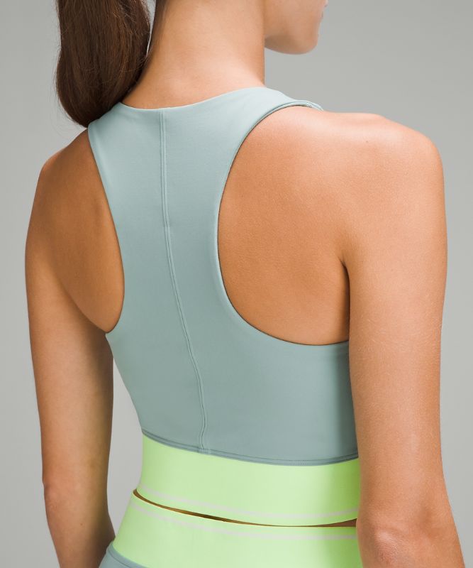 V-Waist Cropped Tennis Tank Top