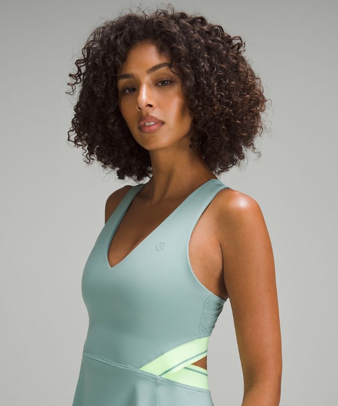 V-Neck Racerback Tennis Dress