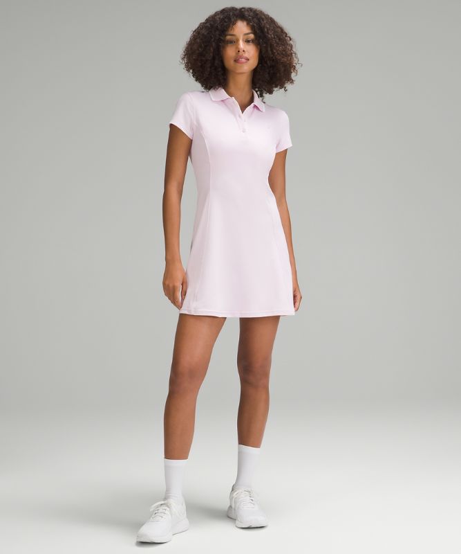 Short-Sleeve Polo Dress