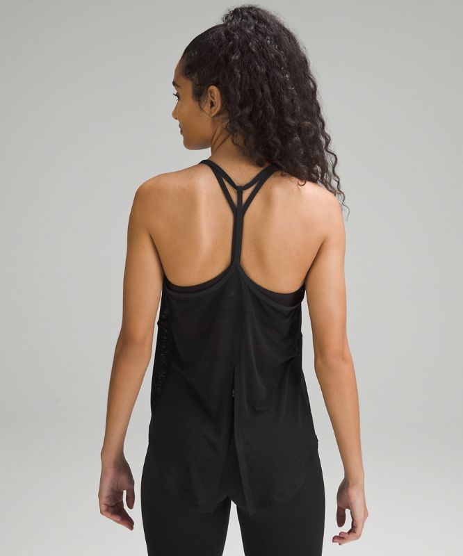 Tie-Back Lightweight Yoga Tank Top