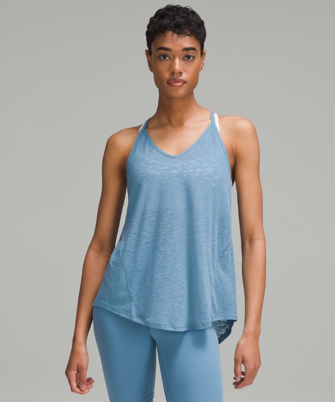 Tie-Back Lightweight Yoga Tank Top