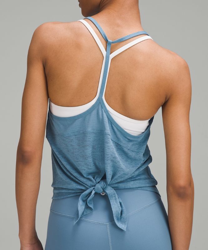 Tie-Back Lightweight Yoga Tank Top