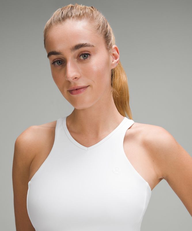 Cropped V-Neck Tennis Tank Top