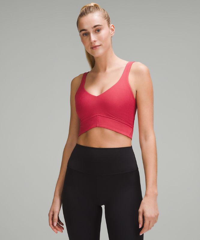 V-Cut Yoga Tank Top *Grid Texture