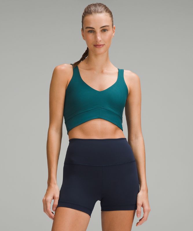 V-Cut Yoga Tank Top *Grid Texture