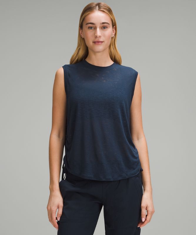 Side-Cinch Tank Top