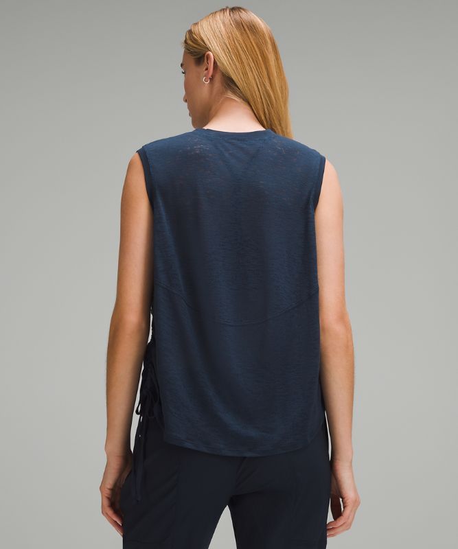 Side-Cinch Tank Top