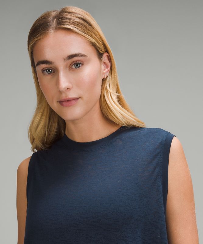 Side-Cinch Tank Top