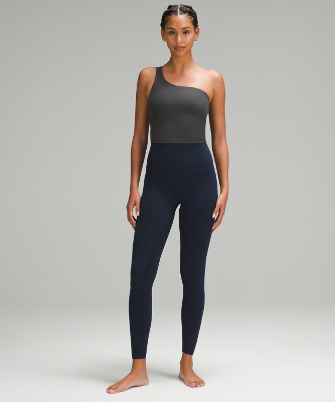 Ribbed Nulu Asymmetrical Yoga Tank Top