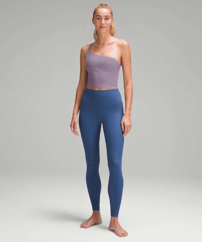 Ribbed Nulu Asymmetrical Yoga Tank Top