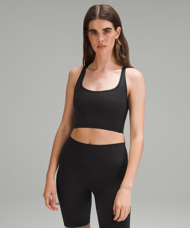 Wundermost Ultra-Soft Nulu Scoop-Neck Cropped Tank