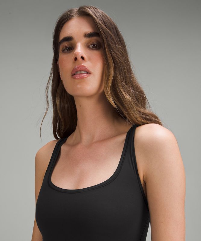 Wundermost Ultra-Soft Nulu Scoop-Neck Cropped Tank