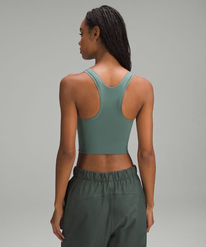 Wundermost Ultra-Soft Nulu Scoop-Neck Cropped Tank