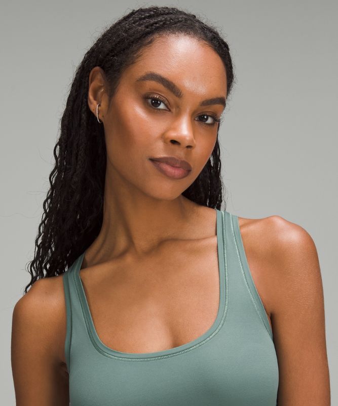 Wundermost Ultra-Soft Nulu Scoop-Neck Cropped Tank