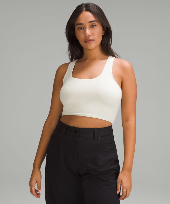 Wundermost Ultra-Soft Nulu Scoop-Neck Cropped Tank