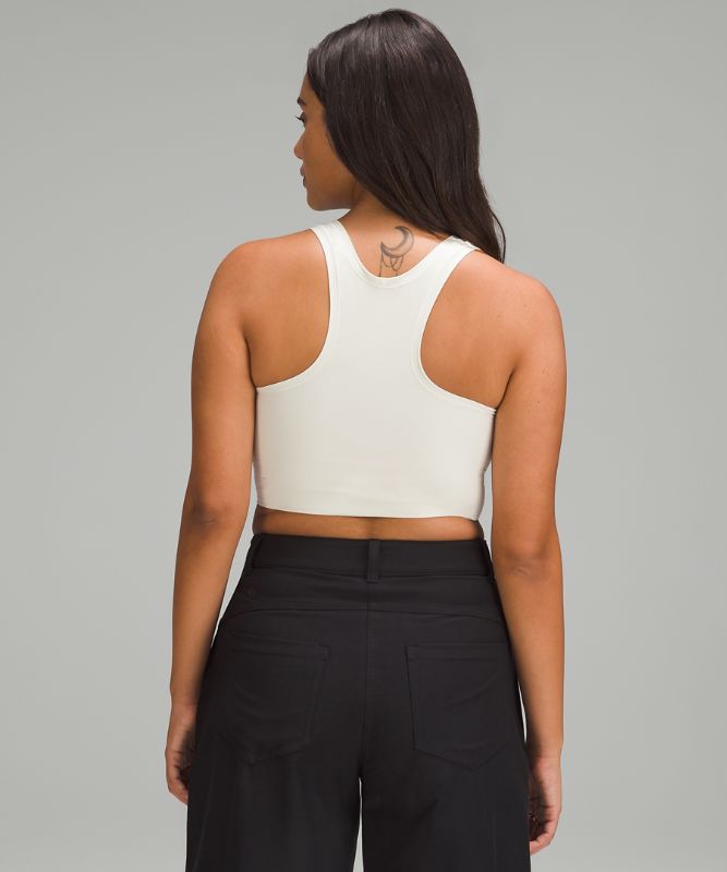 Wundermost Ultra-Soft Nulu Scoop-Neck Cropped Tank