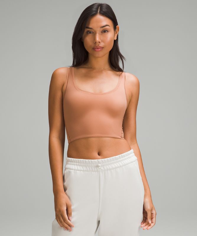 Wundermost Ultra-Soft Nulu Scoop-Neck Cropped Tank