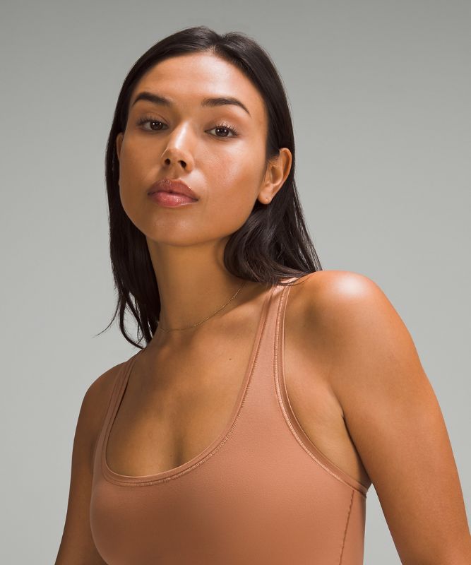 Wundermost Ultra-Soft Nulu Scoop-Neck Cropped Tank