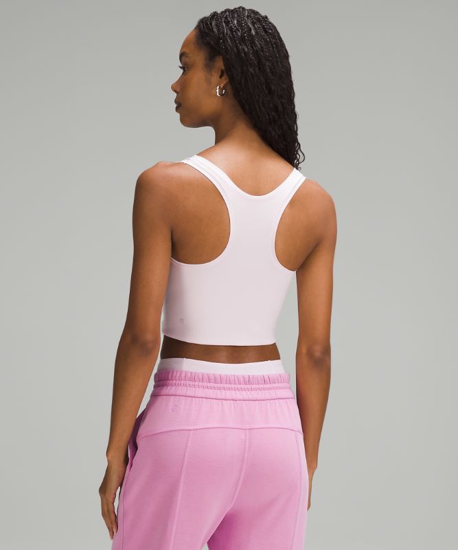 Wundermost Ultra-Soft Nulu Scoop-Neck Cropped Tank