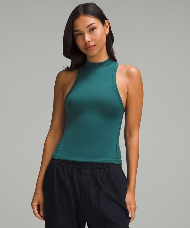 Wundermost Ultra-Soft Nulu Mockneck Tank Top