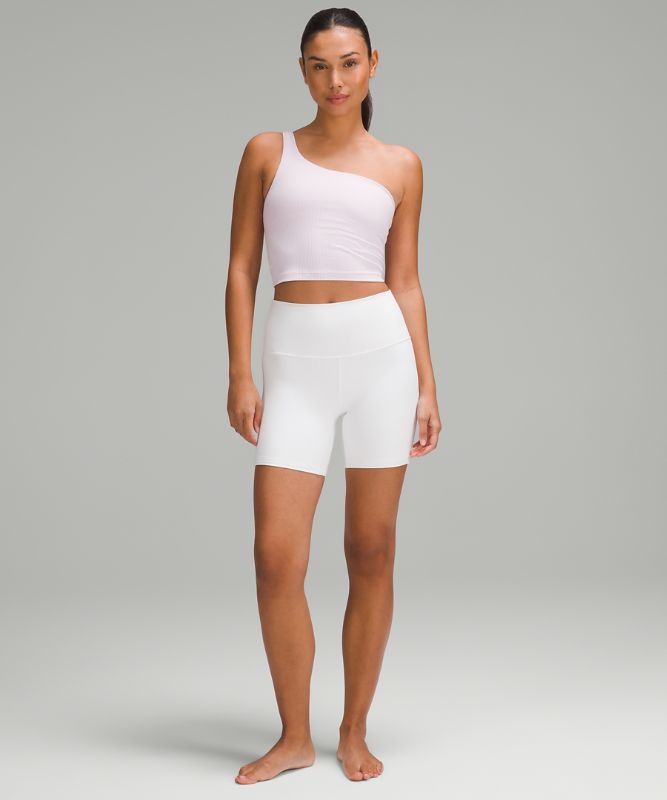 Ribbed Nulu Asymmetrical Yoga Tank Top